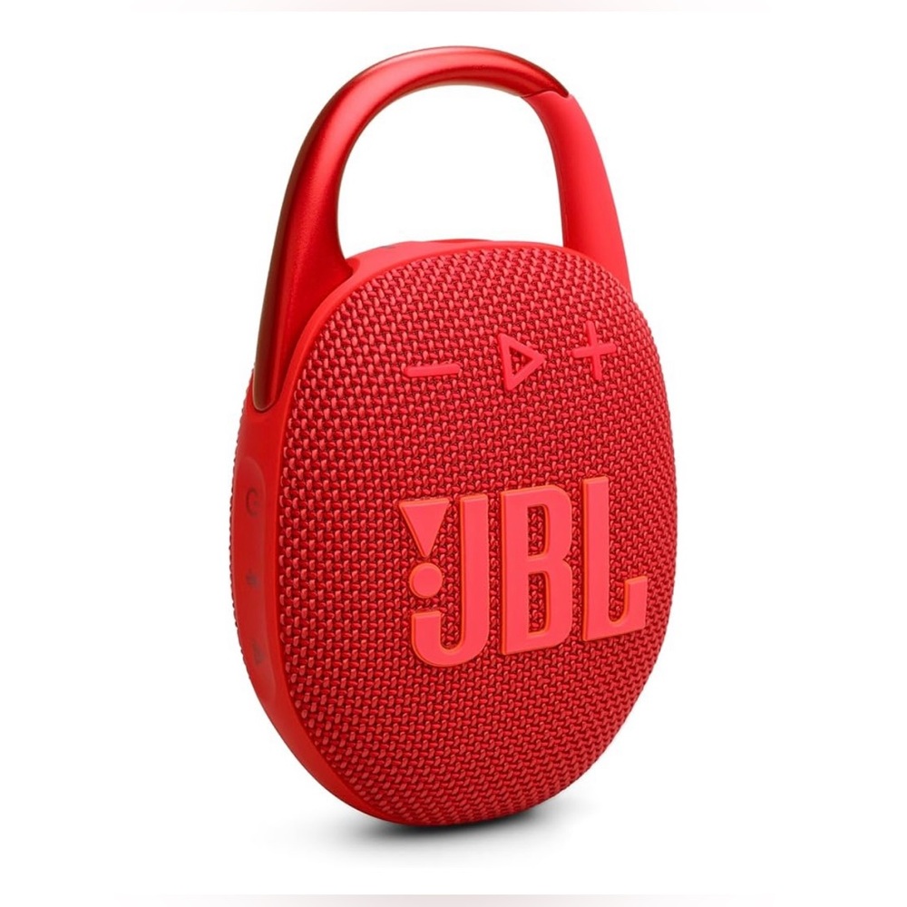 🔴 JBL Clip 5 Portable Bluetooth Speaker - Red | Waterproof, Carabiner, Big Sound